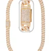 36 Carat Lab Grown Diamond Mens Cuban Link Chain Necklace Solid Gold 14 MM