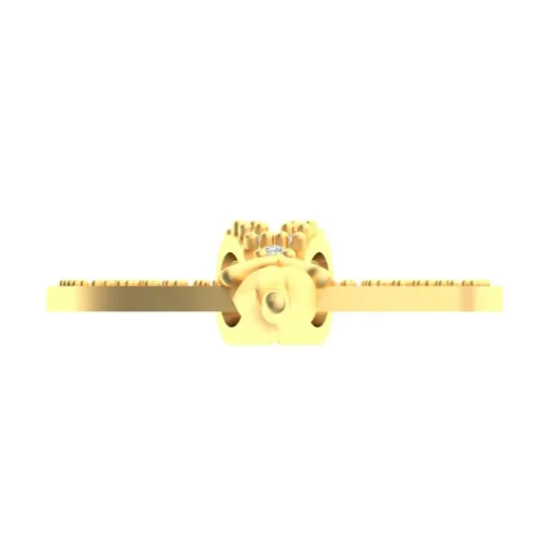 Angel Wing Gold 0.24 Ct Diamond Pendant - Image 6