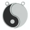 Yin-Yang Pendant in Luxurious Gold