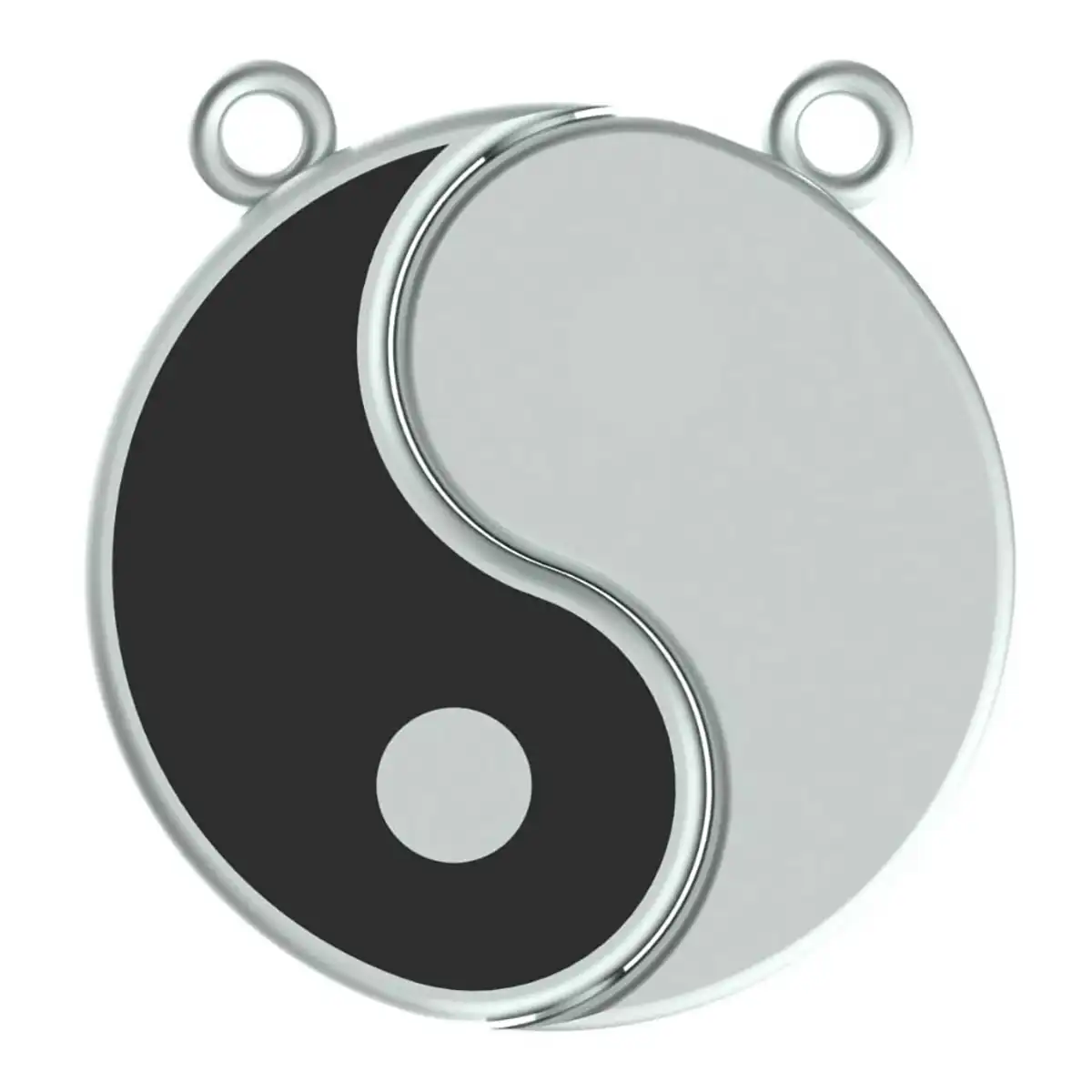 Yin-Yang Pendant in Luxurious Gold