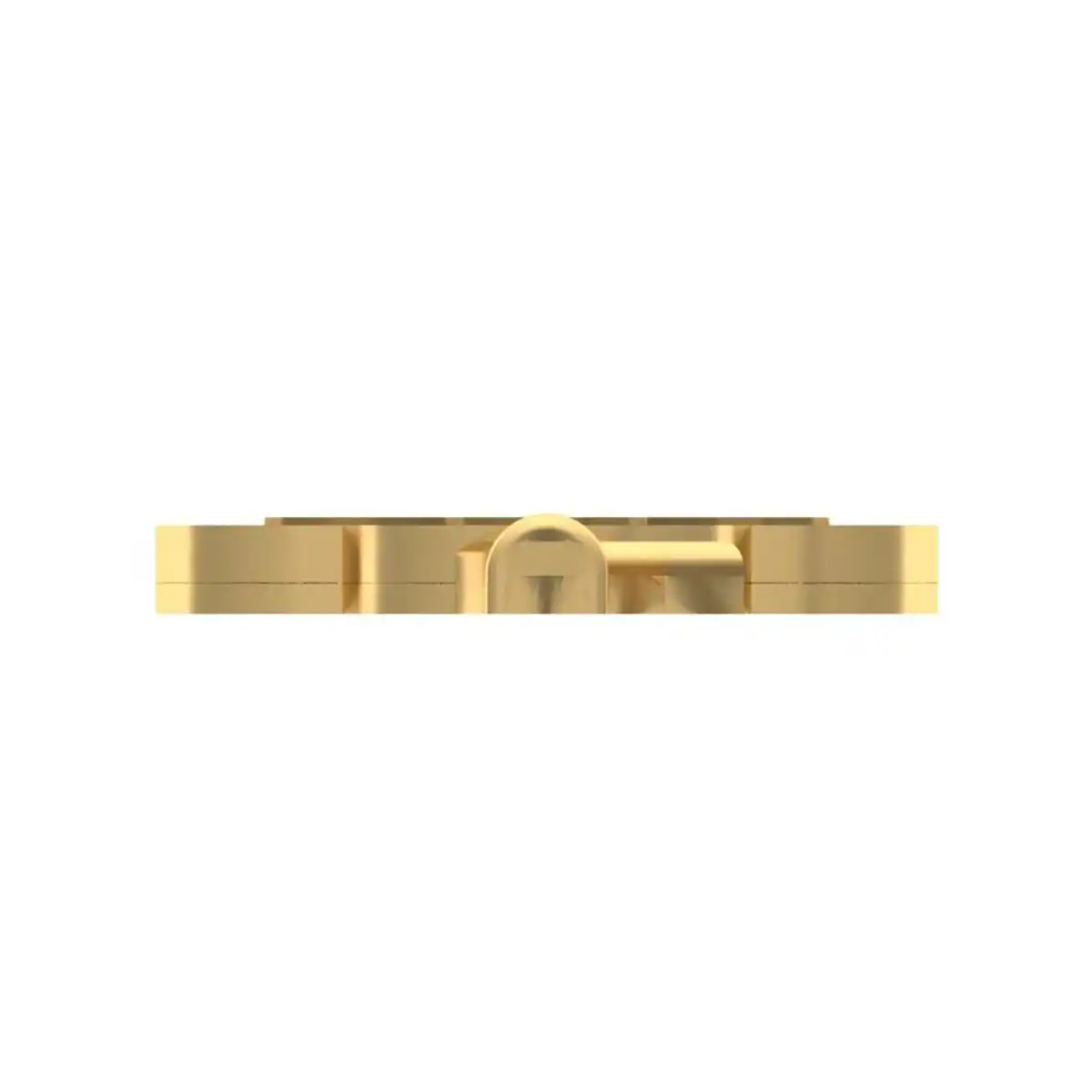 Vintage Clover Key Pendant in Gold - Image 7