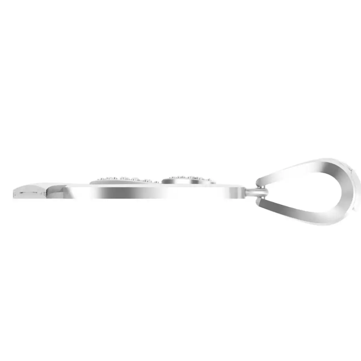 Gold 'Q' Pendant with 0.137ct Diamond Hearts - Image 10