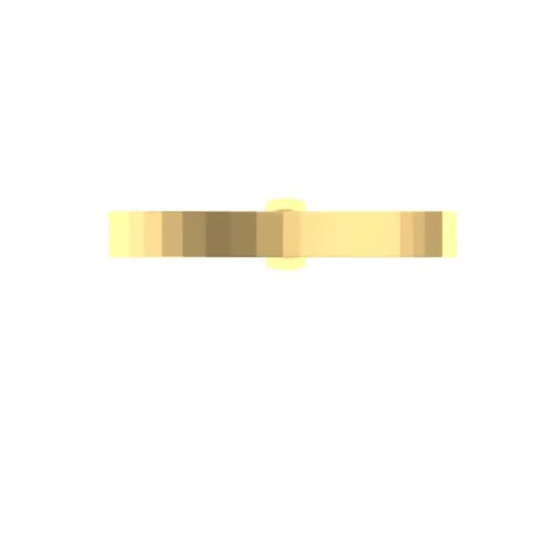 Gold Circle Power Button Pendant - Image 9
