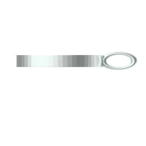 Gold Circle Power Button Pendant - Image 7